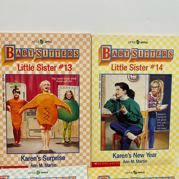 Baby Sitters Little Sister Book Lot 10 12 13 14 15 16 Babysitters Club VTG - Picture 3 of 7
